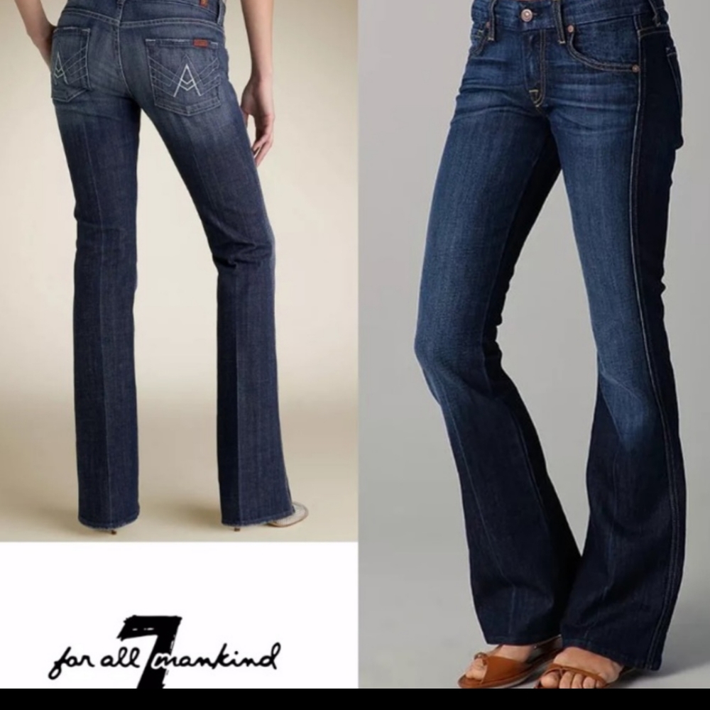 7 For All Mankind "A" Jeans. Size 27.